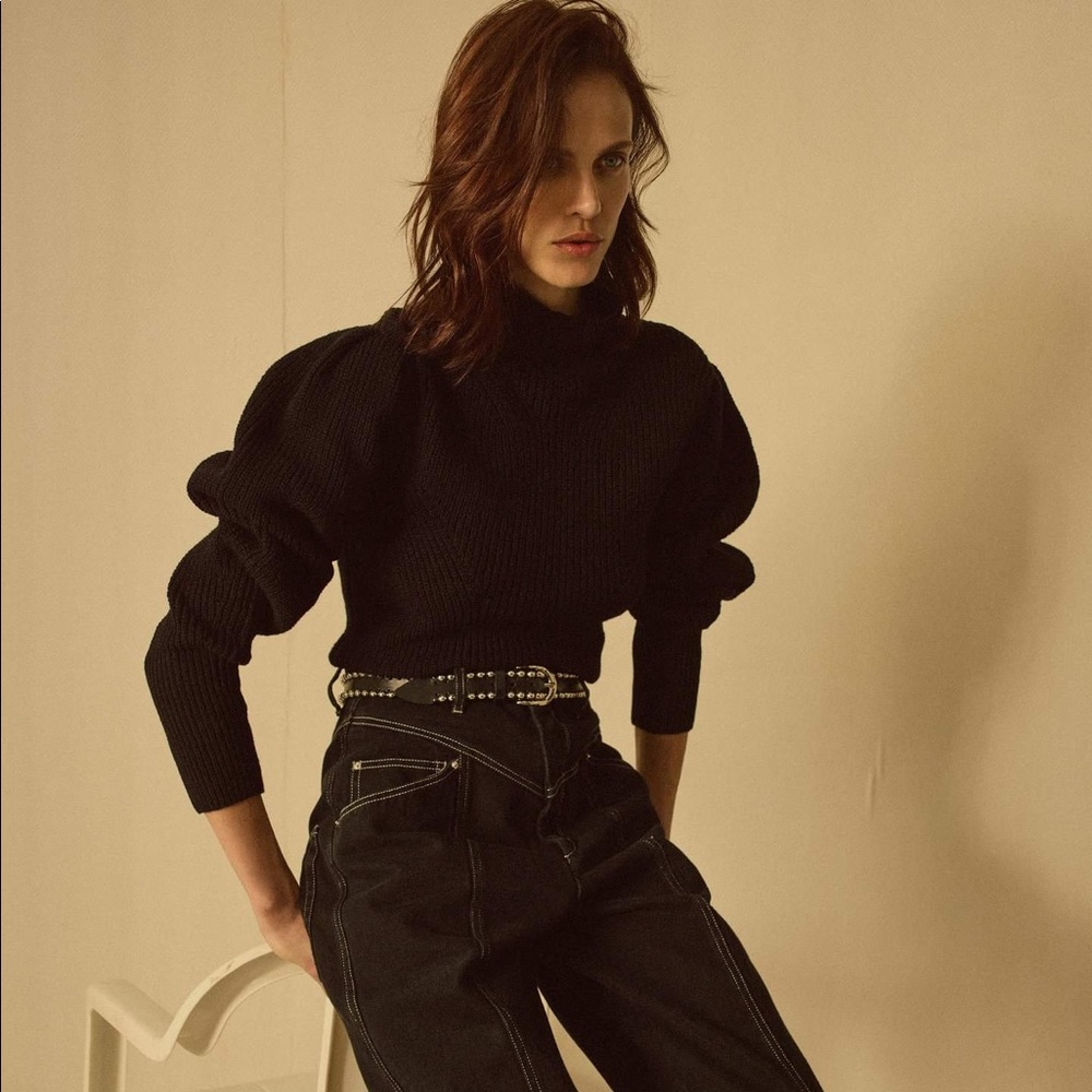 Isabel Marant Lenie High-Waist Jeans